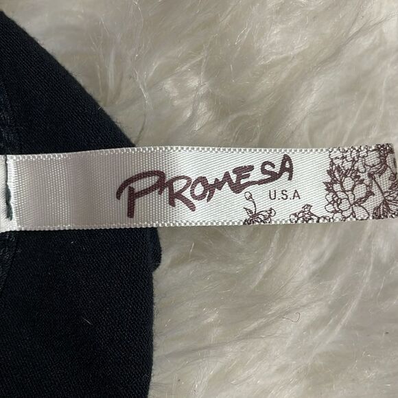 Promesa Ladies Tank Style Maxi Dress, Size Large, Black and White Stripes - Picture 7 of 8